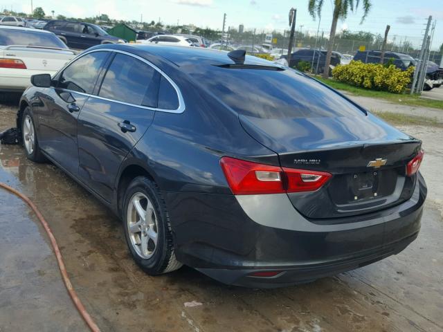 1G1ZB5ST4HF116972 - 2017 CHEVROLET MALIBU LS 灰色 照片 3