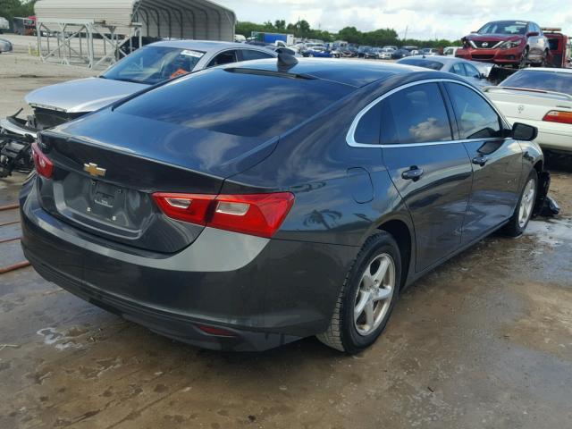 1G1ZB5ST4HF116972 - 2017 CHEVROLET MALIBU LS 灰色 照片 4