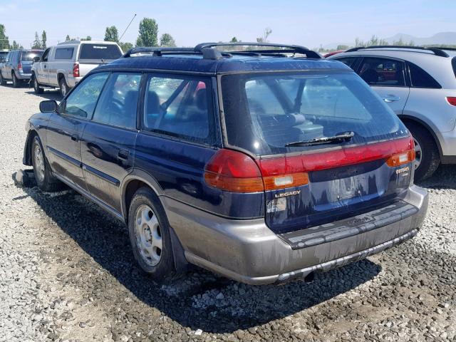 4S3BG6857T7385754 - 1996 SUBARU LEGACY OUT BLUE photo 3