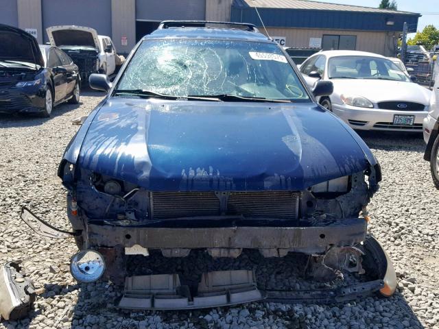 4S3BG6857T7385754 - 1996 SUBARU LEGACY OUT BLUE photo 9