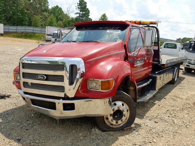 3FRNX65F07V418502 - 2007 FORD F650 SUPER RED photo 2