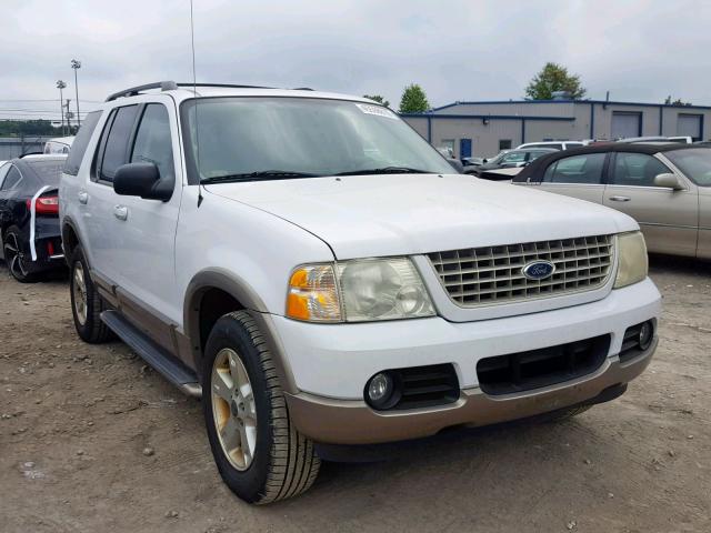 1FMZU74K63UB38263 - 2003 FORD EXPLORER E WHITE photo 1