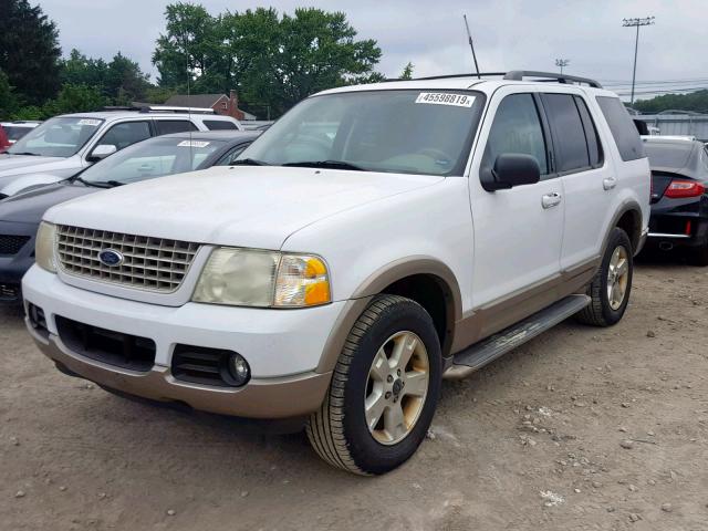 1FMZU74K63UB38263 - 2003 FORD EXPLORER E WHITE photo 2