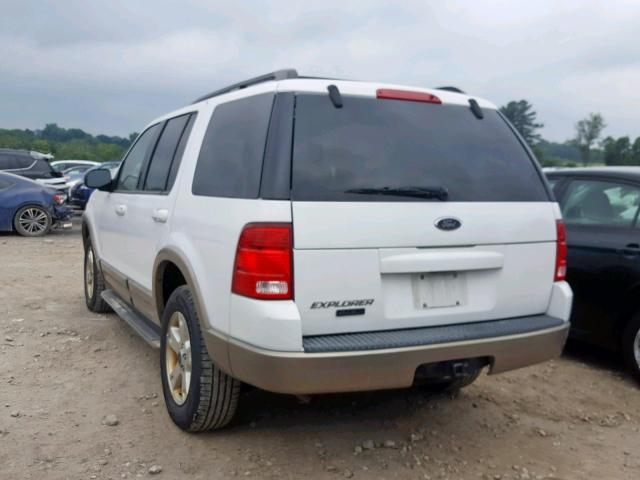 1FMZU74K63UB38263 - 2003 FORD EXPLORER E WHITE photo 3