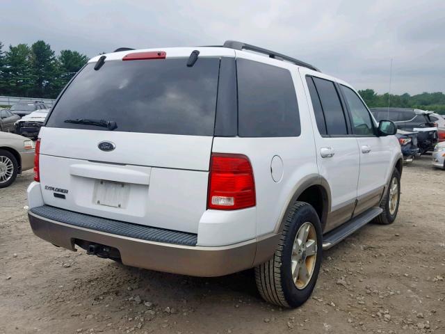 1FMZU74K63UB38263 - 2003 FORD EXPLORER E WHITE photo 4