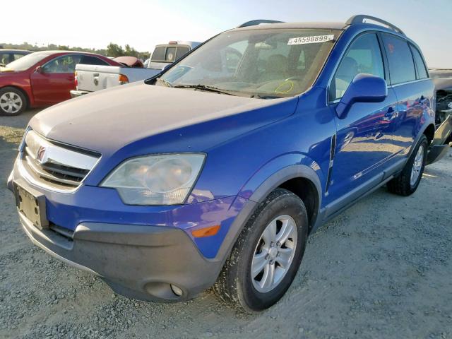 3GSCL33P68S544879 - 2008 SATURN VUE XE BLUE photo 2