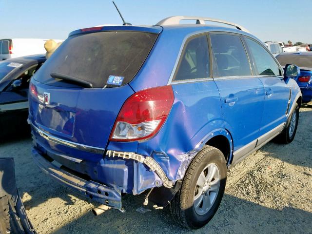 3GSCL33P68S544879 - 2008 SATURN VUE XE BLUE photo 4