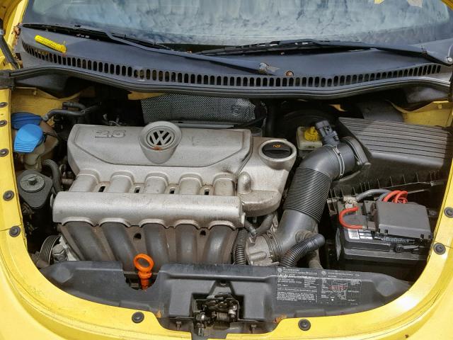 3VWPW31C06M421677 - 2006 VOLKSWAGEN NEW BEETLE ყვითელი ფოტო 7