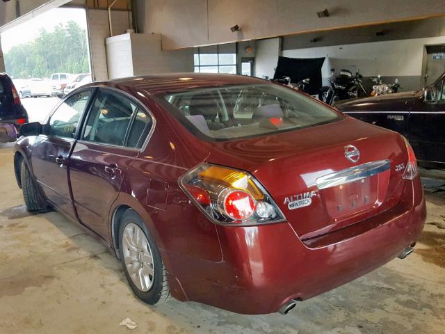 1N4AL2AP9CN453727 - 2012 NISSAN ALTIMA BAS BURGUNDY photo 3