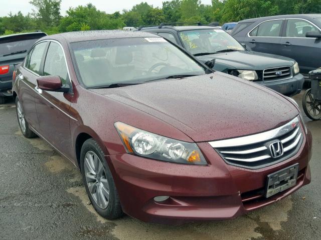 1HGCP3F86BA020713 - 2011 HONDA ACCORD EXL BURGUNDY photo 1