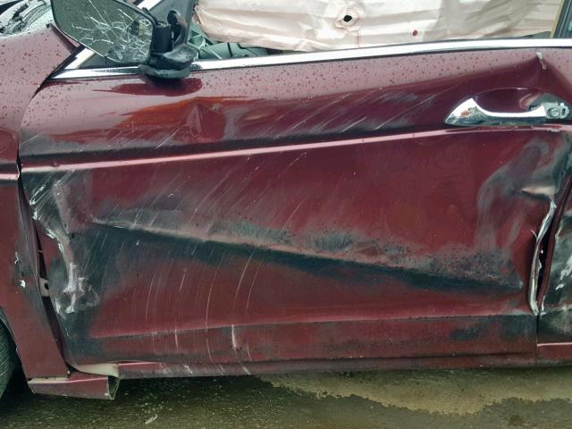 1HGCP3F86BA020713 - 2011 HONDA ACCORD EXL BURGUNDY photo 9