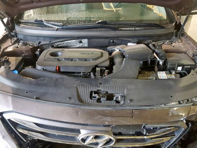 5NPE34AF5GH344539 - 2016 HYUNDAI SONATA SPO CHARCOAL photo 7