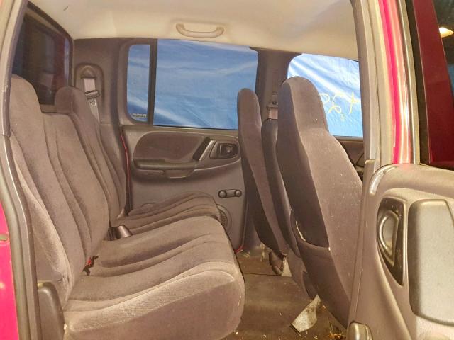 1B7HG2AZXYS604744 - 2000 DODGE DAKOTA QUA RED photo 6