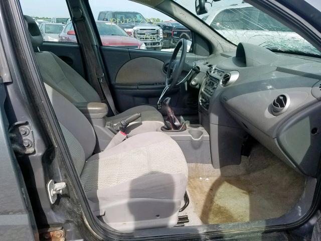 1G8AZ52F45Z171825 - 2005 SATURN ION LEVEL GRAY photo 5