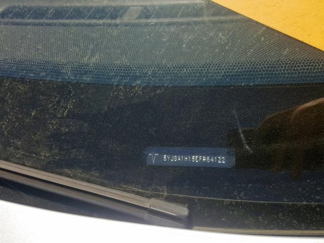 5YJSA1H15EFP64122 - 2014 TESLA MODEL S فضي صورة 10