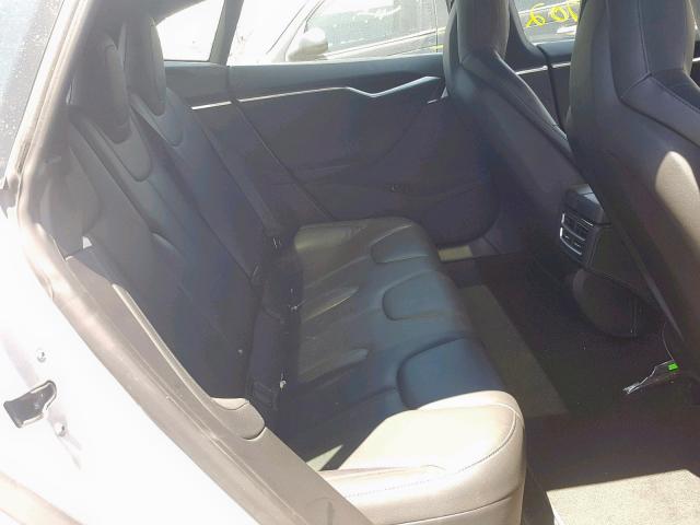 5YJSA1H15EFP64122 - 2014 TESLA MODEL S فضي صورة 6