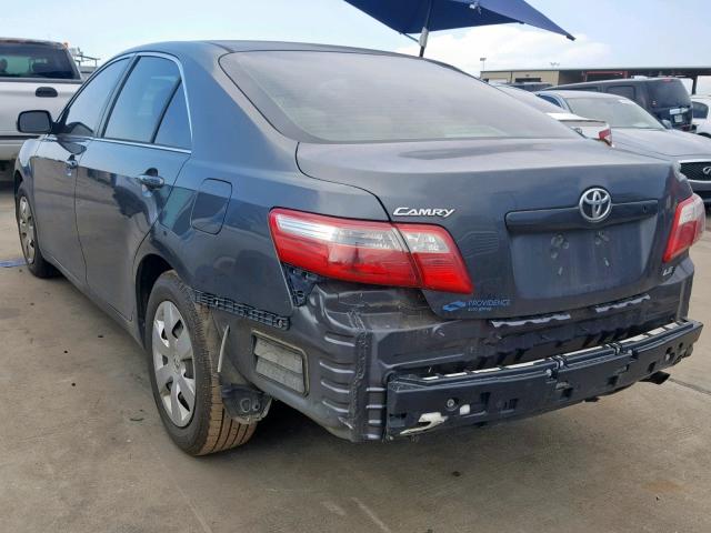 4T1BE46K27U065974 - 2007 TOYOTA CAMRY NEW CHARCOAL photo 3