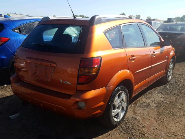 5Y2SL63815Z426688 - 2005 PONTIAC VIBE ORANGE photo 4