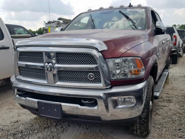 3C6UR5DLXJG343976 - 2018 RAM 2500 SLT BURGUNDY photo 2