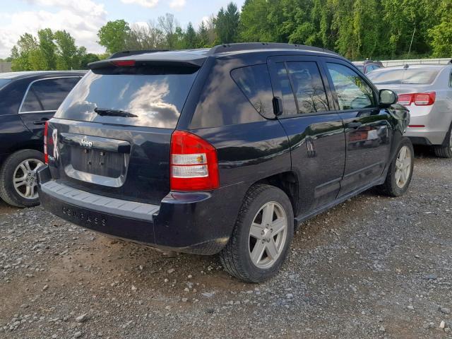 1J8FF47W28D775343 - 2008 JEEP COMPASS SP შავი ფოტო 4