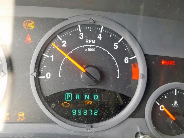 1J8FF47W28D775343 - 2008 JEEP COMPASS SP შავი ფოტო 8