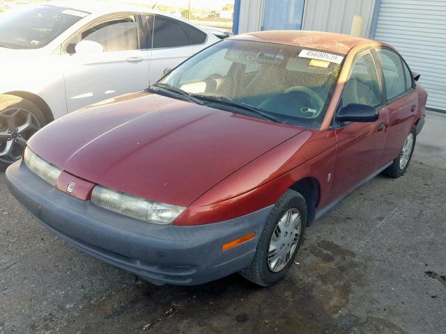 1G8ZH528XVZ345095 - 1997 SATURN SL1 MAROON photo 2