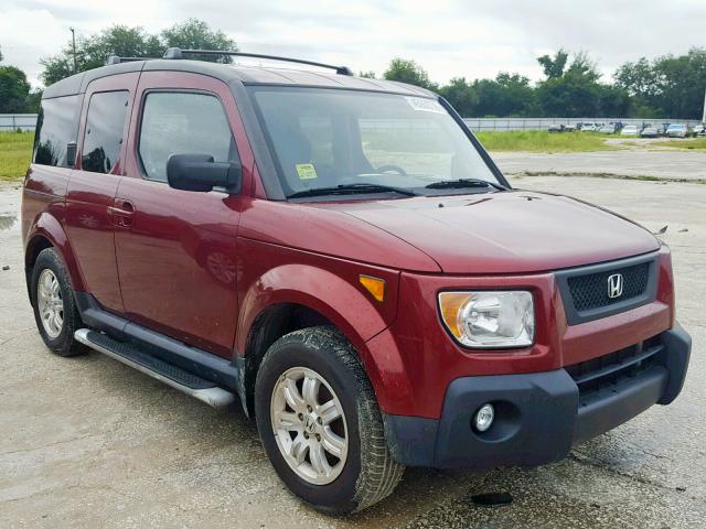 5J6YH18716L013280 - 2006 HONDA ELEMENT EX MAROON photo 1