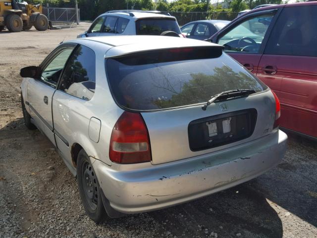 2HGEJ6447WH120502 - 1998 HONDA CIVIC DX GRAY photo 3