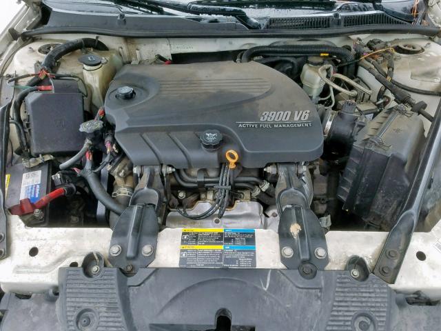 2G1WS553381366953 - 2008 CHEVROLET IMPALA POL WHITE photo 7