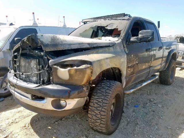 3D7KU28C14G111803 - 2004 DODGE RAM 2500 S შავი ფოტო 2
