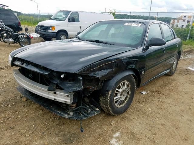 1G4HR54K33U147102 - 2003 BUICK LESABRE LI BLACK photo 2