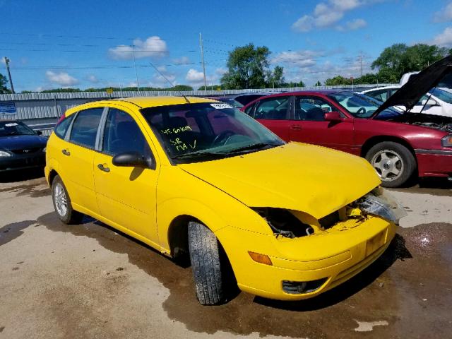 1FAFP37N17W220009 - 2007 FORD FOCUS ZX5 YELLOW photo 1