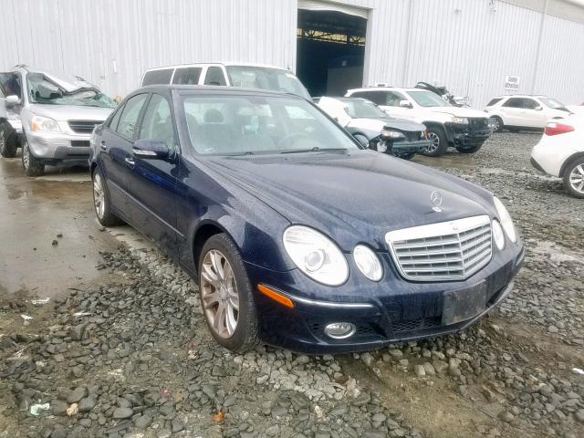 WDBUF56X89B434054 - 2009 MERCEDES-BENZ E 350 BLUE photo 1