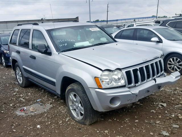 1J4GR48K65C643969 - 2005 JEEP GRAND CHER SILVER photo 1