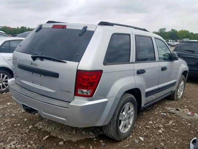 1J4GR48K65C643969 - 2005 JEEP GRAND CHER SILVER photo 4