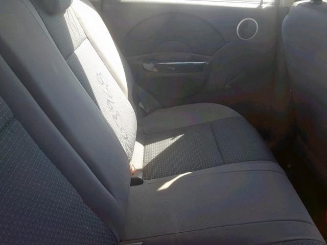 KL1TD66608B151962 - 2008 CHEVROLET AVEO BASE Қызыл фото 6