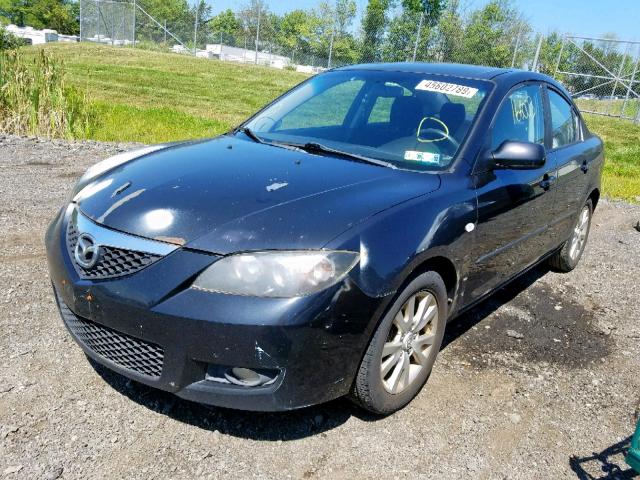 JM1BK32F981800565 - 2008 MAZDA 3 I BLACK photo 2