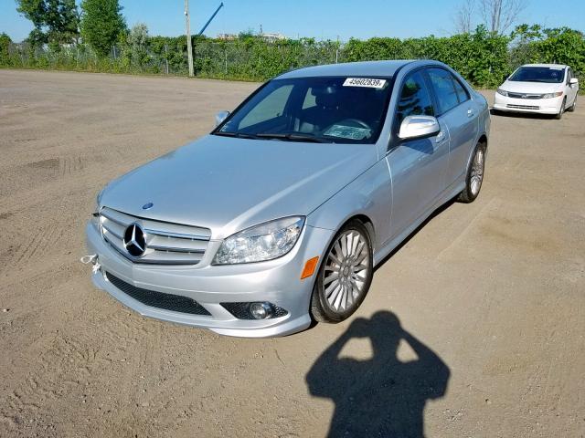 WDDGF85X49F295234 - 2009 MERCEDES-BENZ C 230 4MAT SILVER photo 2