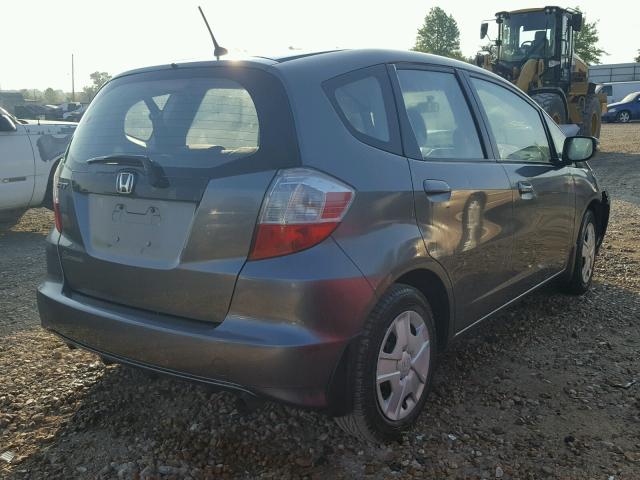 JHMGE8H36DC082915 - 2013 HONDA FIT GRAY photo 4