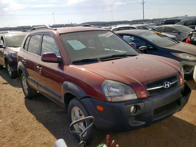 KM8JN72D68U772677 - 2008 HYUNDAI TUCSON SE MAROON photo 1