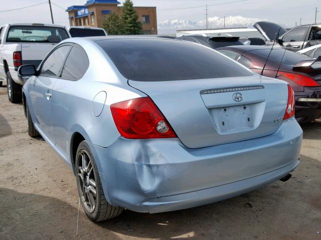 JTKDE177970185177 - 2007 TOYOTA SCION TC ლურჯი ფოტო 3