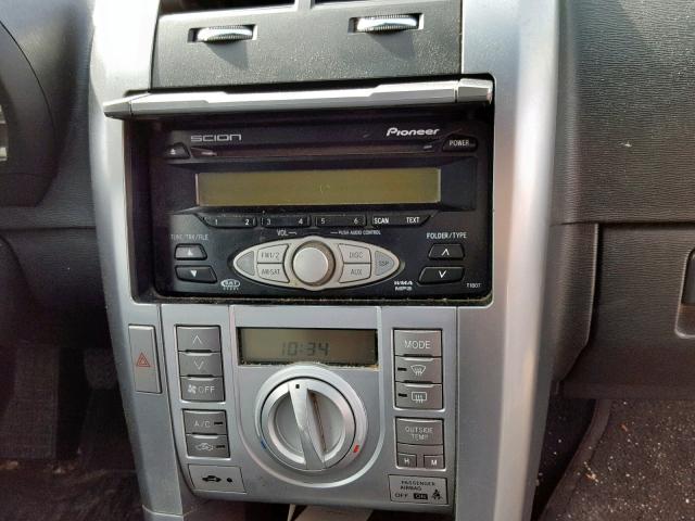 JTKDE177970185177 - 2007 TOYOTA SCION TC ლურჯი ფოტო 9