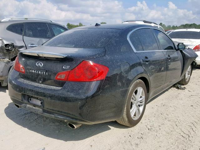 JN1CV6AP1CM623169 - 2012 INFINITI G37 BASE BLACK photo 4