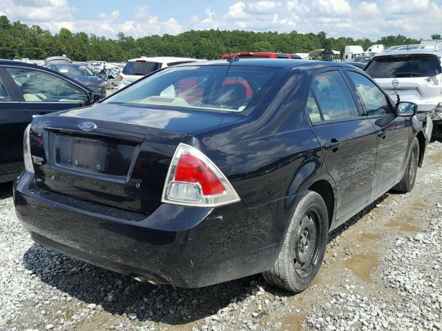 3FAHP06Z58R111021 - 2008 FORD FUSION S BLACK photo 4