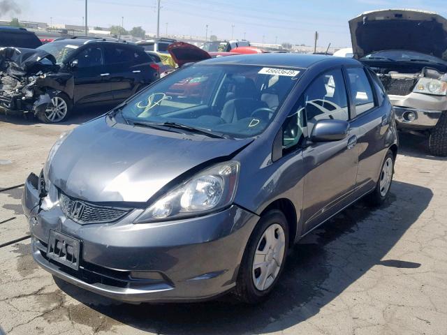 JHMGE8H37DC082468 - 2013 HONDA FIT GRAY photo 2