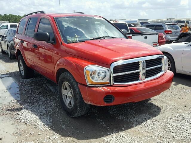 1D4HD48N84F185760 - 2004 DODGE DURANGO SL RED photo 1