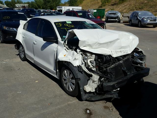 3VW1K7AJ7CM428144 - 2012 VOLKSWAGEN JETTA BASE Սպիտակ լուսանկար 1