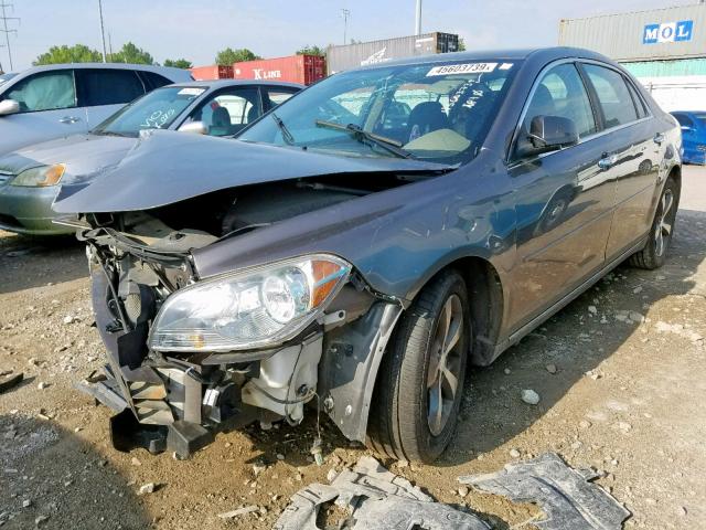 1G1ZC5EU3CF336873 - 2012 CHEVROLET MALIBU 1LT 灰色 照片 2