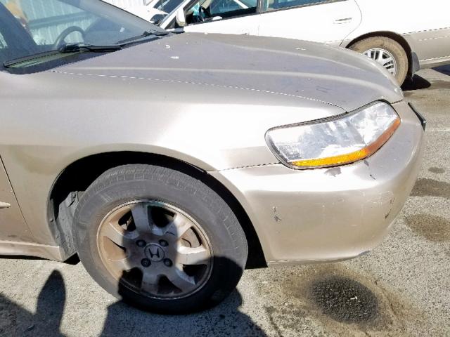 JHMCG66871C008720 - 2001 HONDA ACCORD EX GOLD photo 9