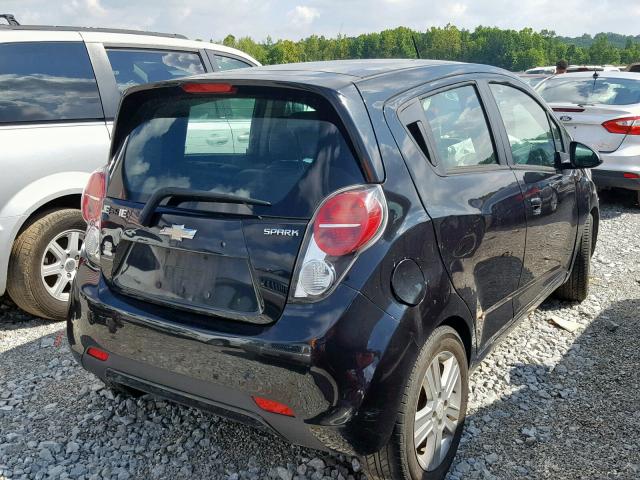 KL8CA6S98DC574643 - 2013 CHEVROLET SPARK LS BLACK photo 4